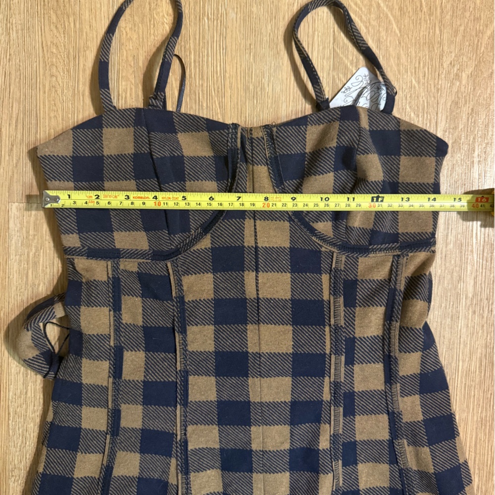 Free People Plaid Jumpsuit - Picture 6 of 9